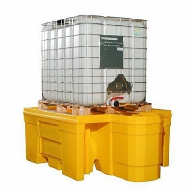 Poly IBC Spill Pallet with Built in Dispenser